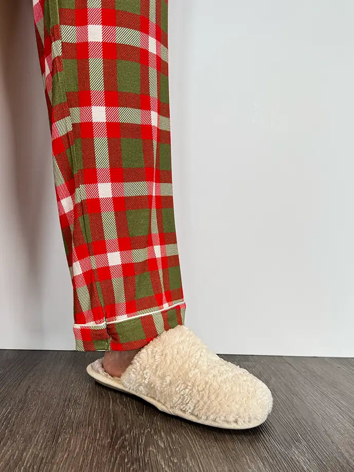 Traditional Plaid Pajama Pant