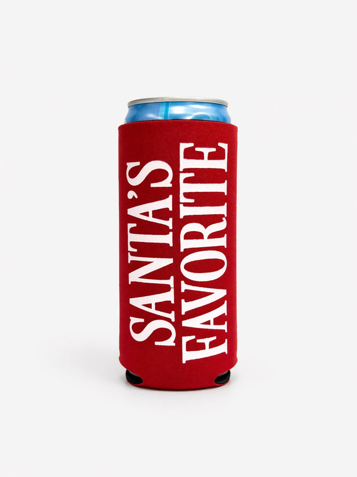 Santa's Favorite - Slim Can Coozie