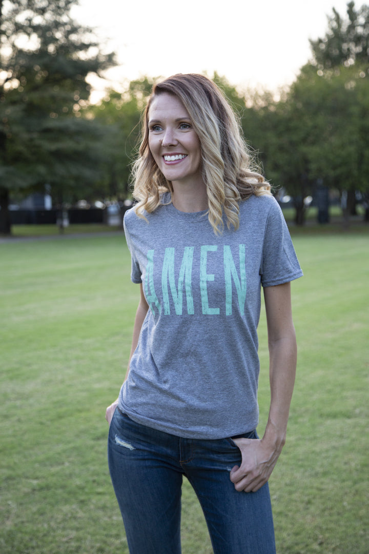 Amen Heather Grey Shirt