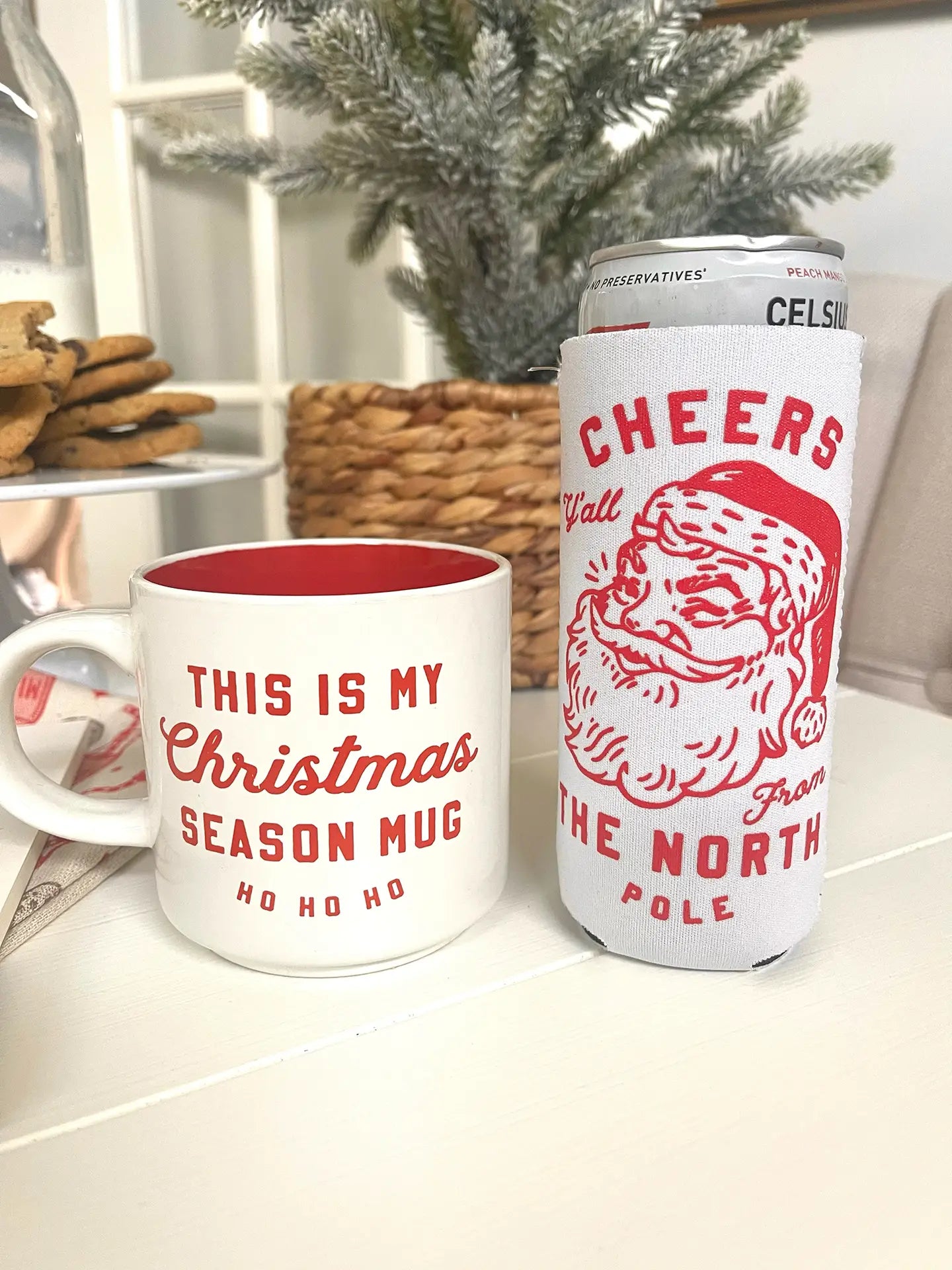 Winking Santa - Diner Mug