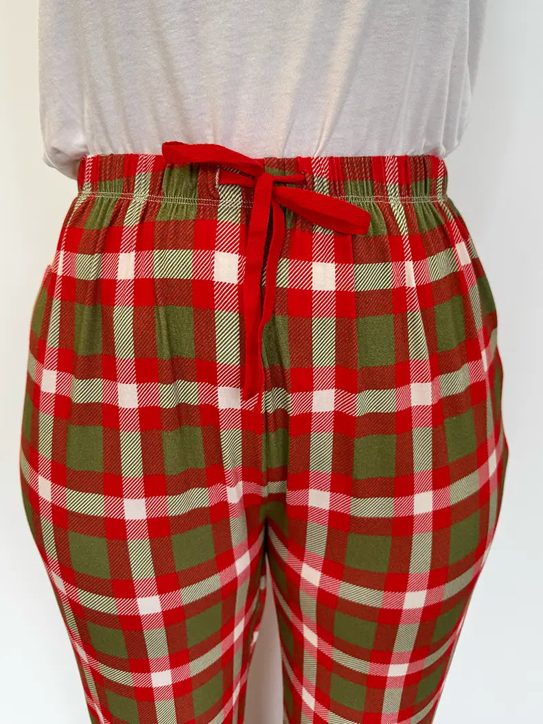 Traditional Plaid Pajama Pant