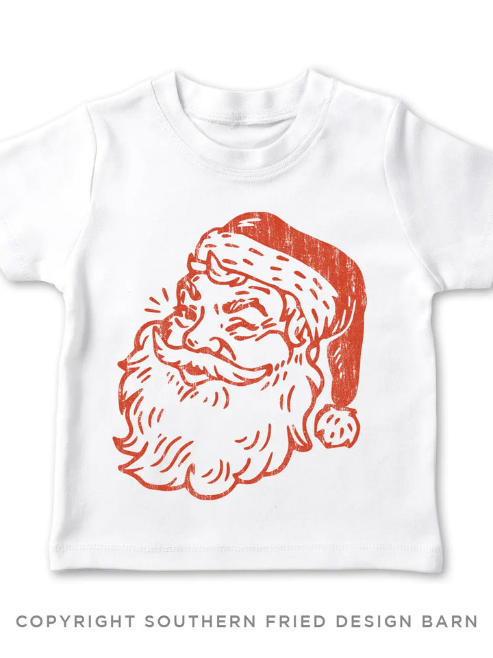 Winking Santa Toddler Shirt