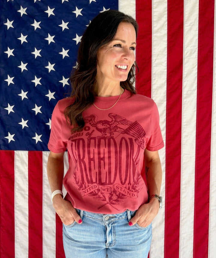Freedom Mid Length Crop Shirt