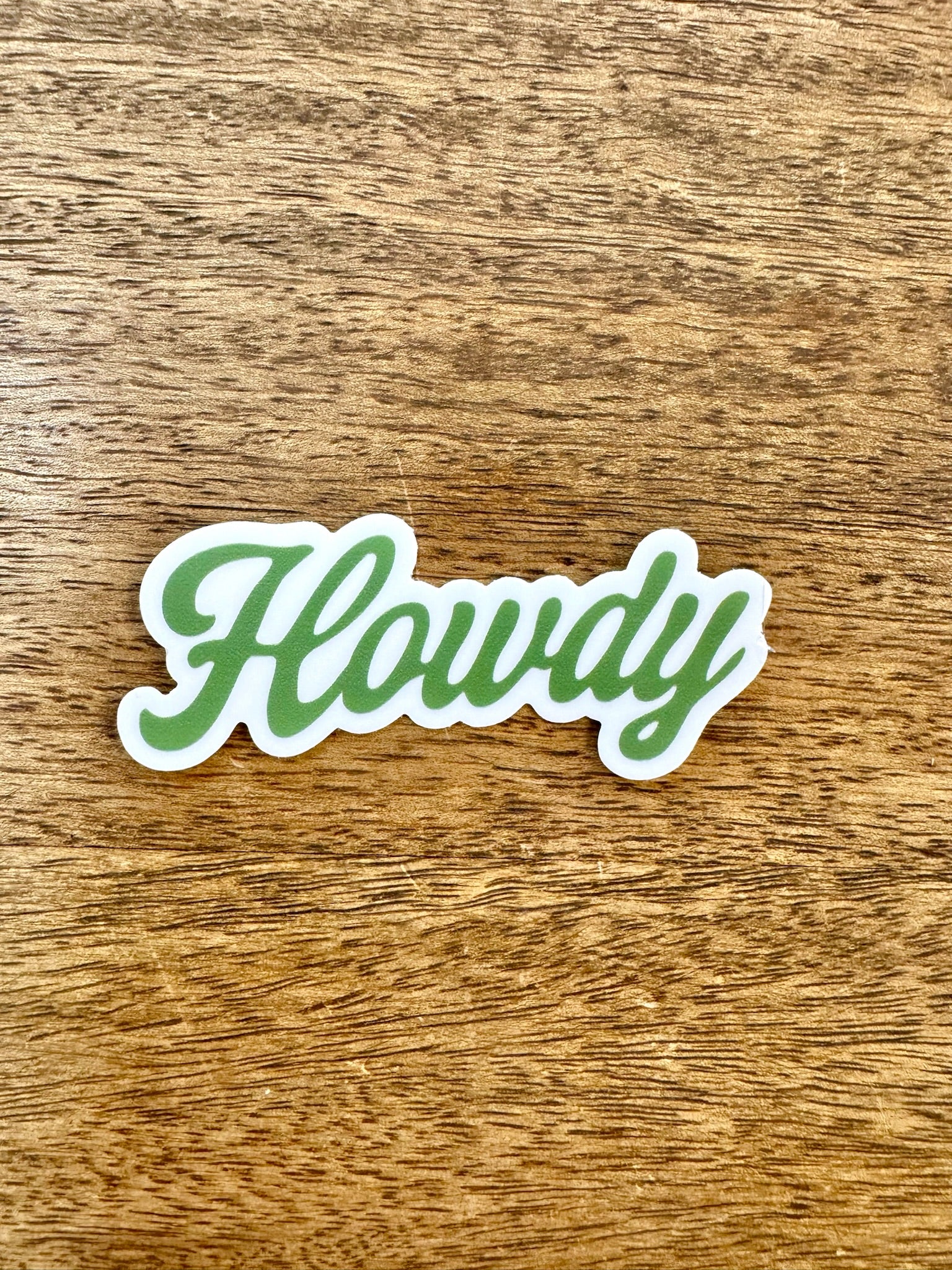 Howdy Sticker