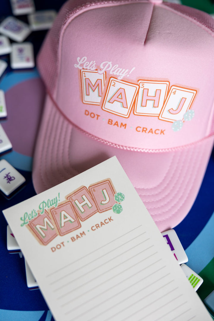 Mahj Gift Set -Trucker Hat & Notepad