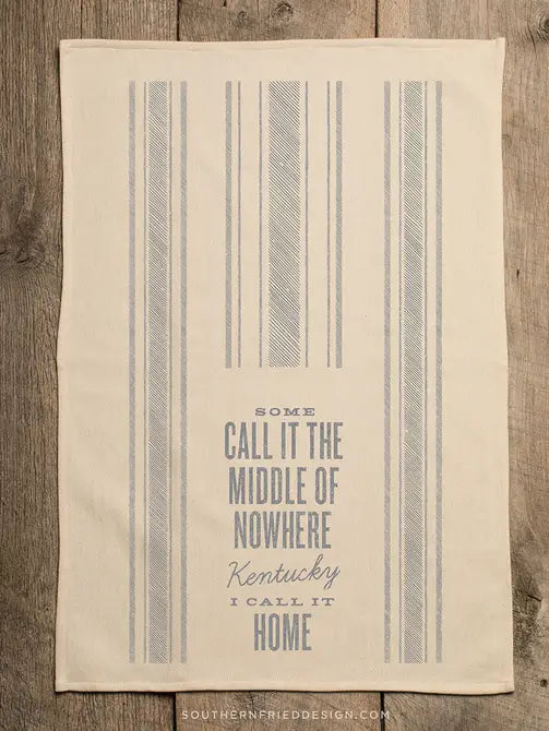 Middle Of Nowhere Kentucky Kitchen Towel