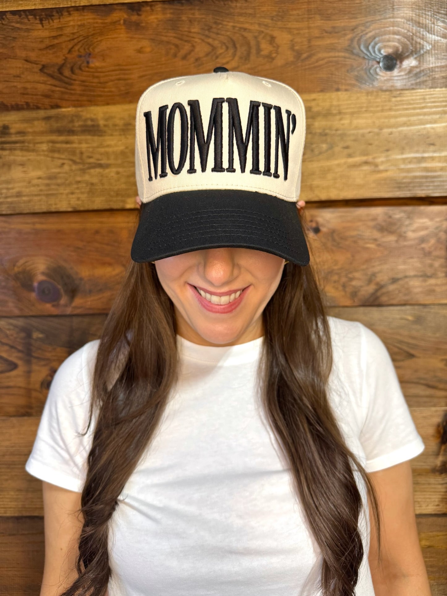 Mommin' Embroidered Trucker Hat