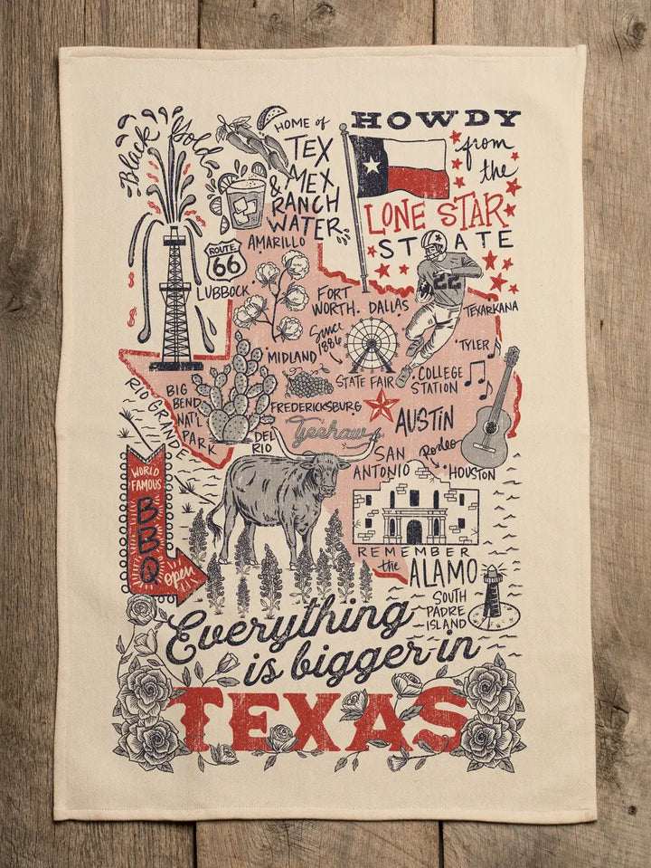Everything Is Bigger In Texas-Kitchen Towel