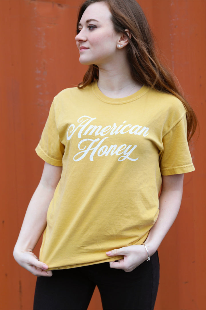 American Honey - Mustard Yellow t-shirt
