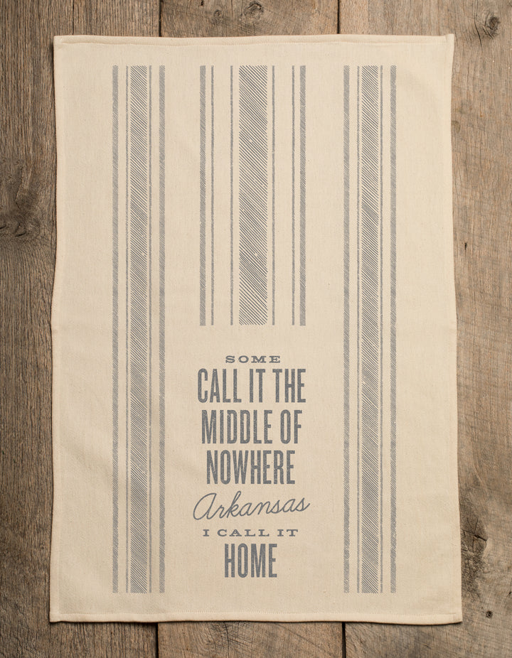 Middle Of Nowhere Arkansas Kitchen Towel