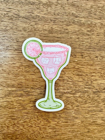 Margarita Glass Sticker