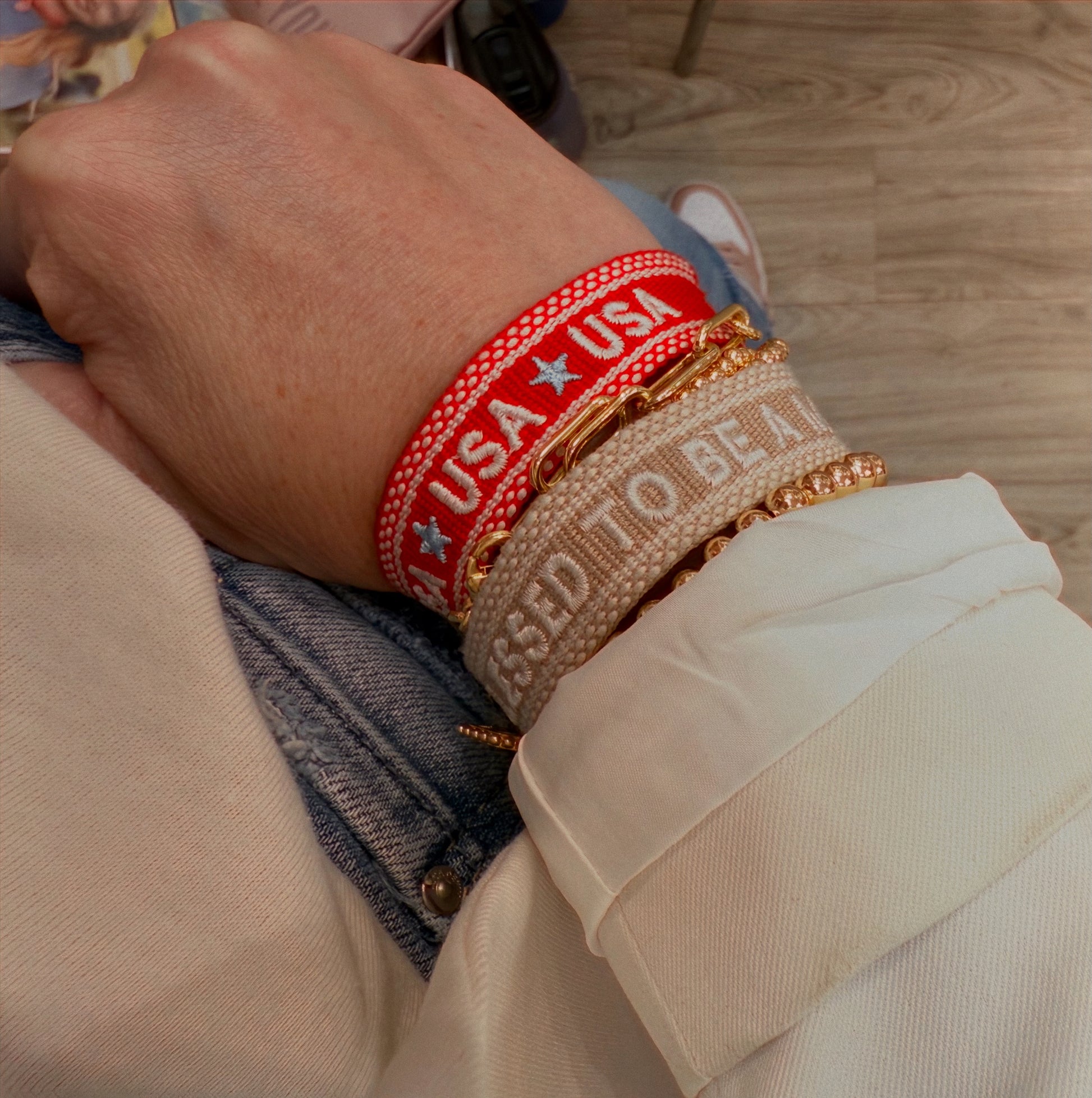 USA Woven Bracelet