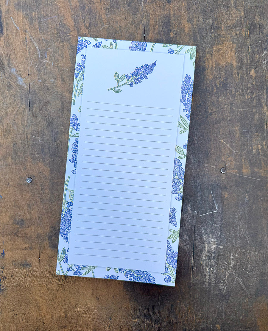 Bluebonnet Notepad