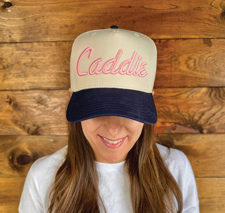 Caddie Embroidered Trucker Hat