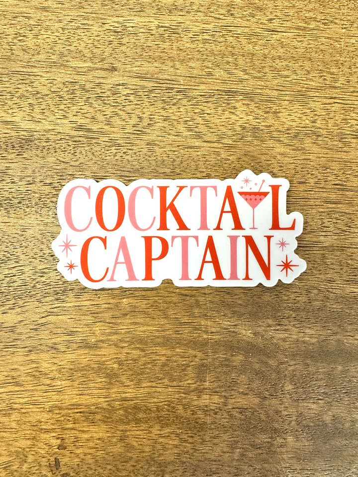 Cocktail Captain Sticker