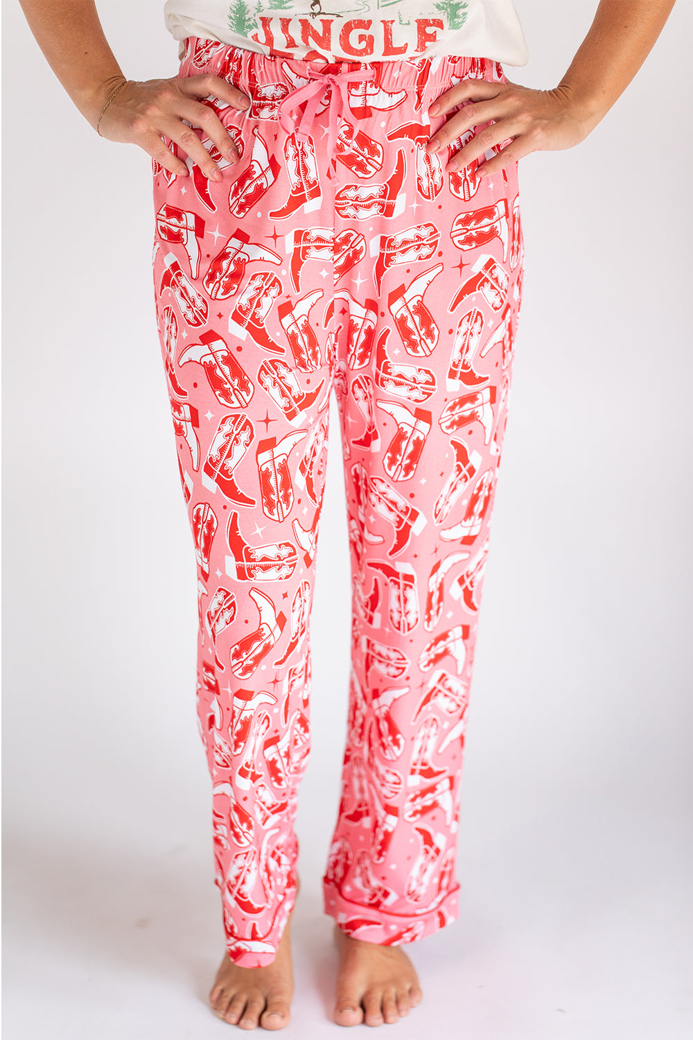 Cowgirl Boot Pajama Pant