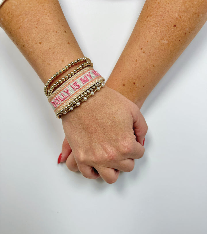 Dolly Is My Hero Woven Bracelet