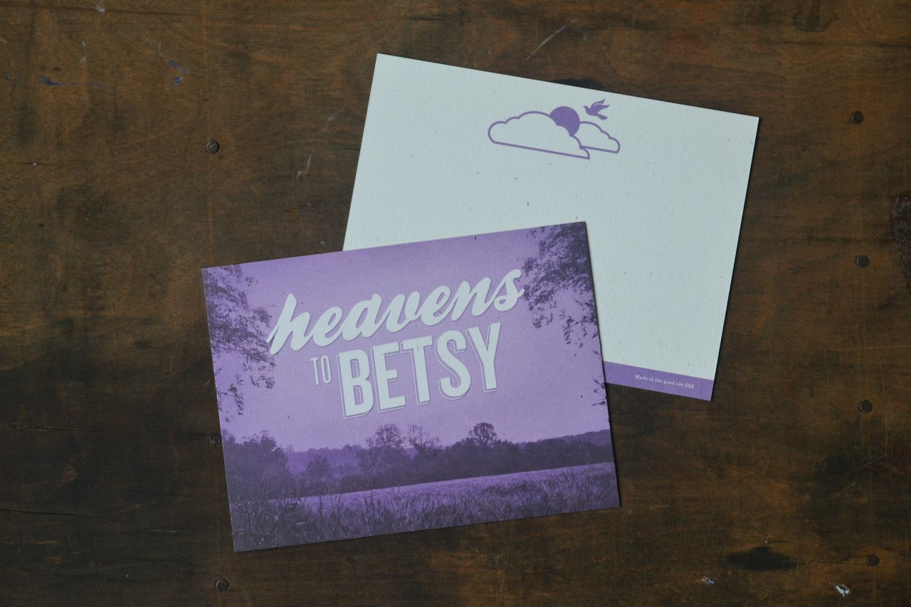 Heavens to Betsy Card