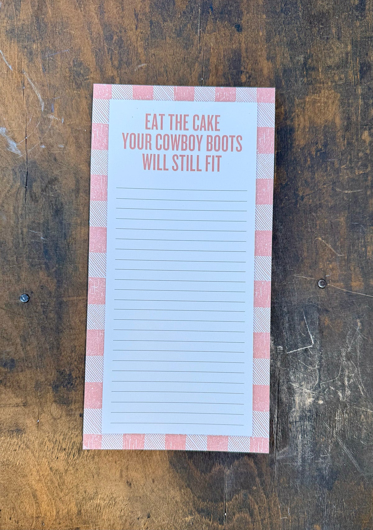 Eat The Cake Notepad