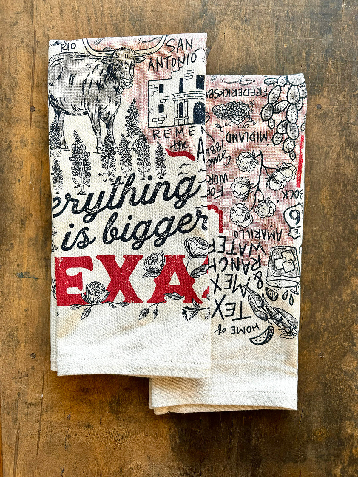 Everything Is Bigger In Texas-Kitchen Towel