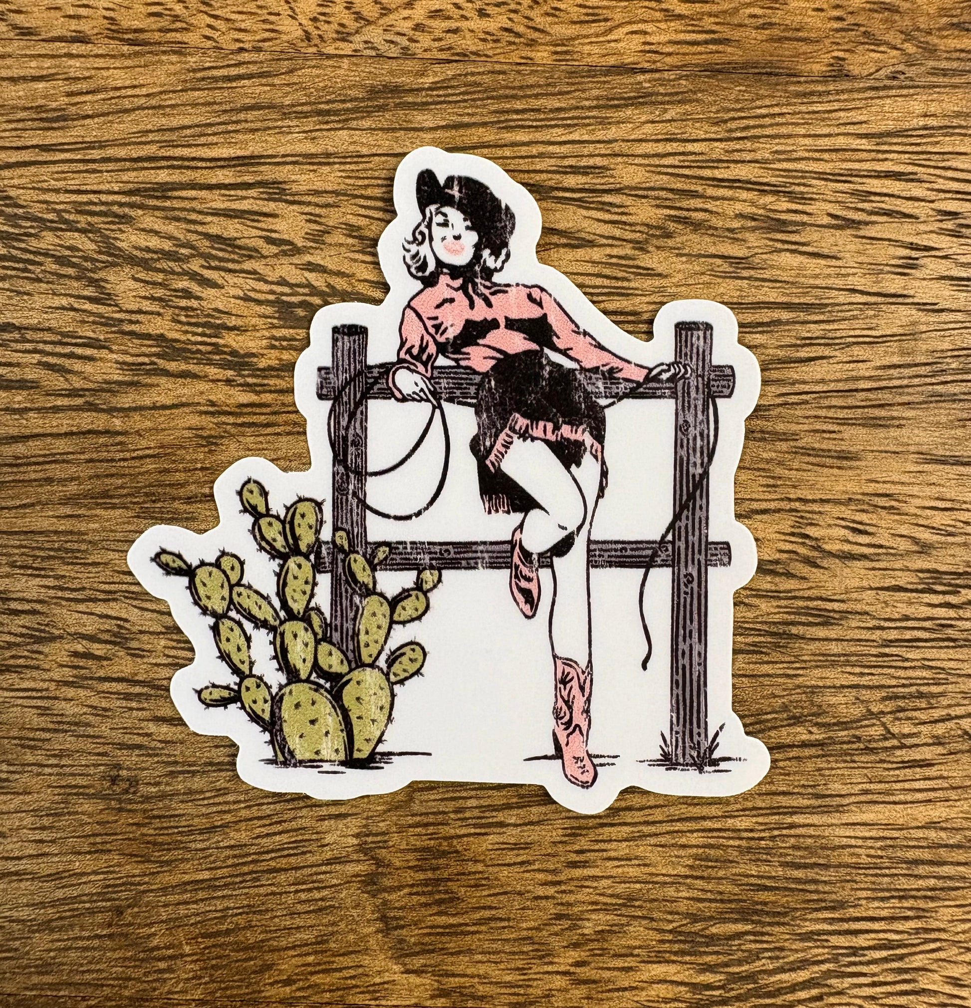 Cowgirl Sticker
