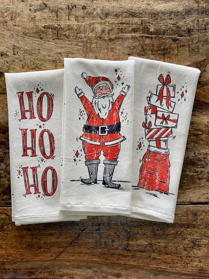 Santa & Presents - Red