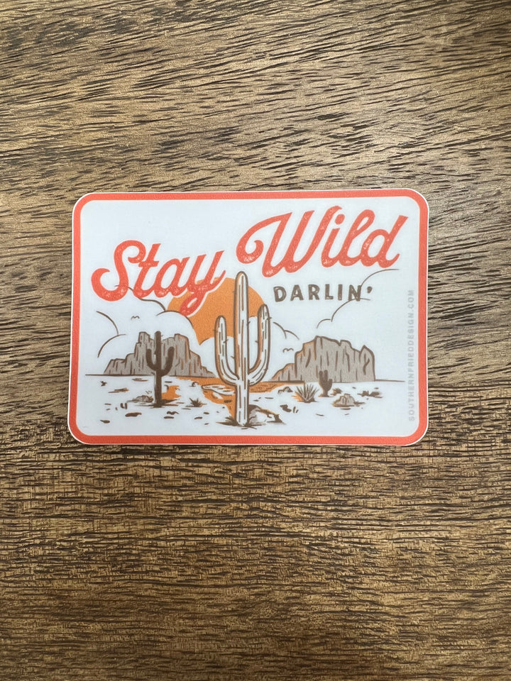 Stay Wild Darlin' - Sticker