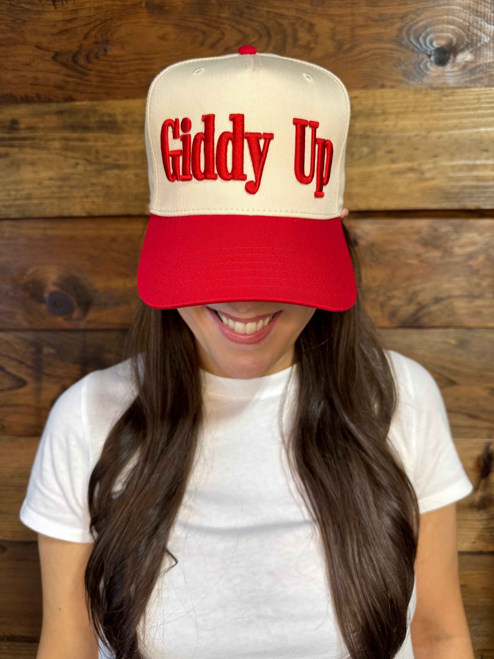 Giddy Up Embroidered Trucker Hat