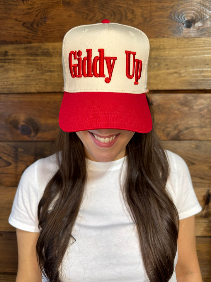 Giddy Up Embroidered Trucker Hat