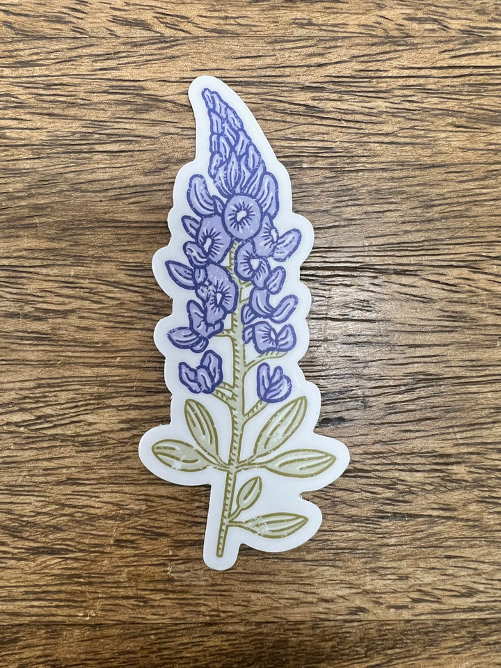 Blue Bonnet Sticker