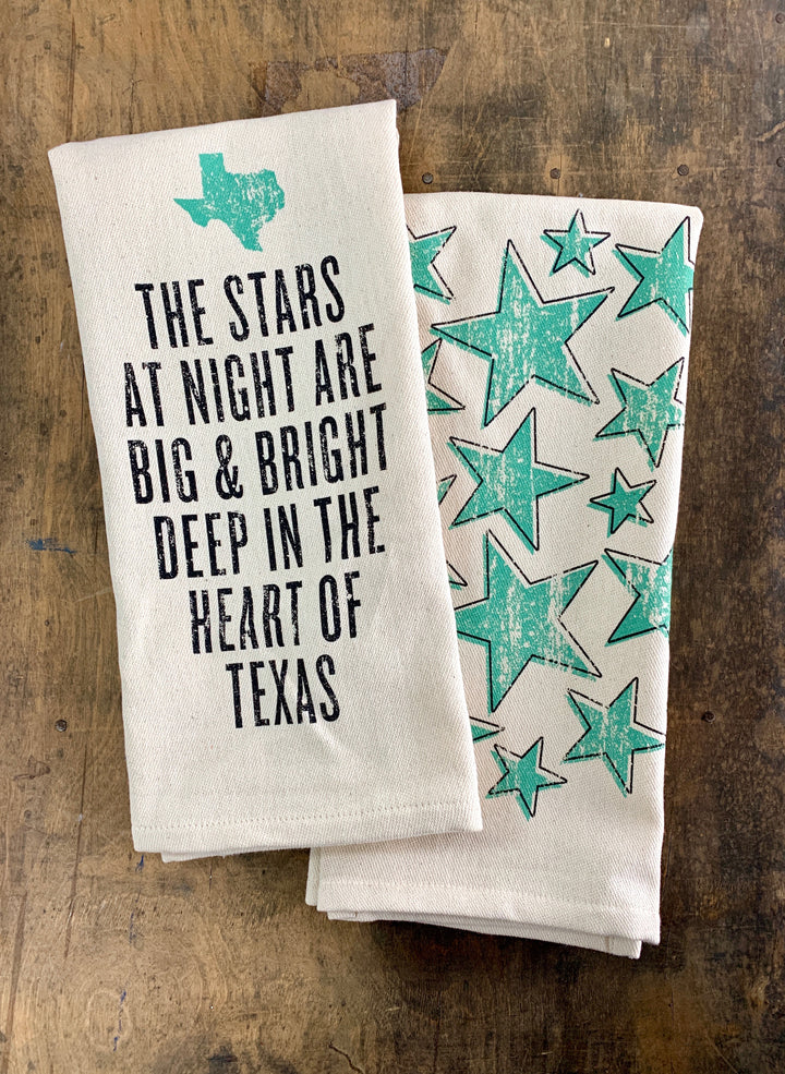 The Stars at Night Are Big and Bright... Kitchen Towel