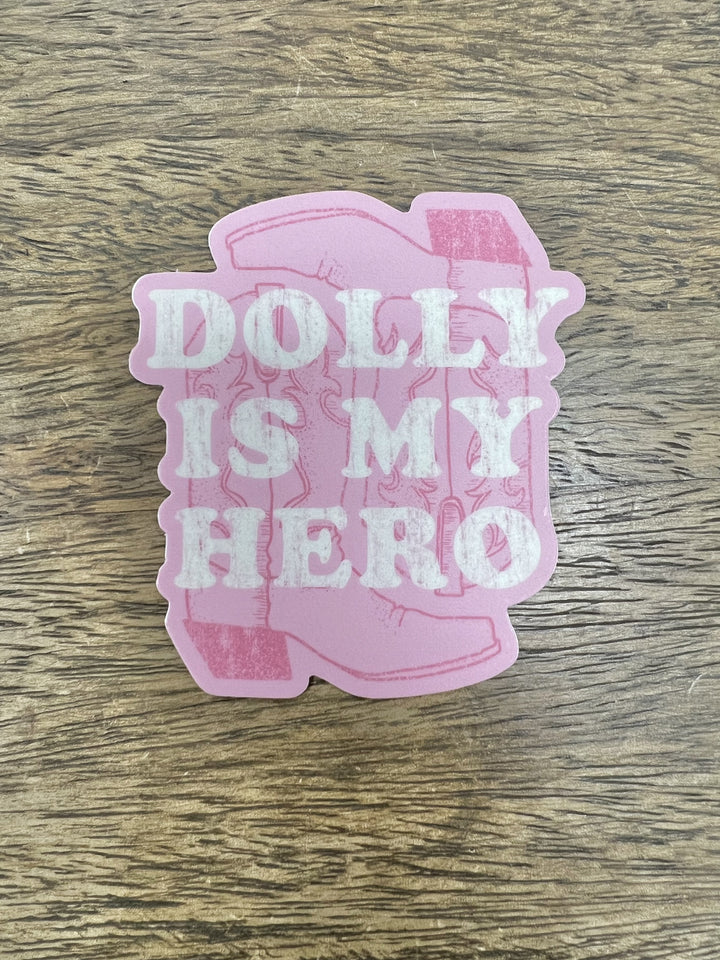 Dolly is My Hero Sticker