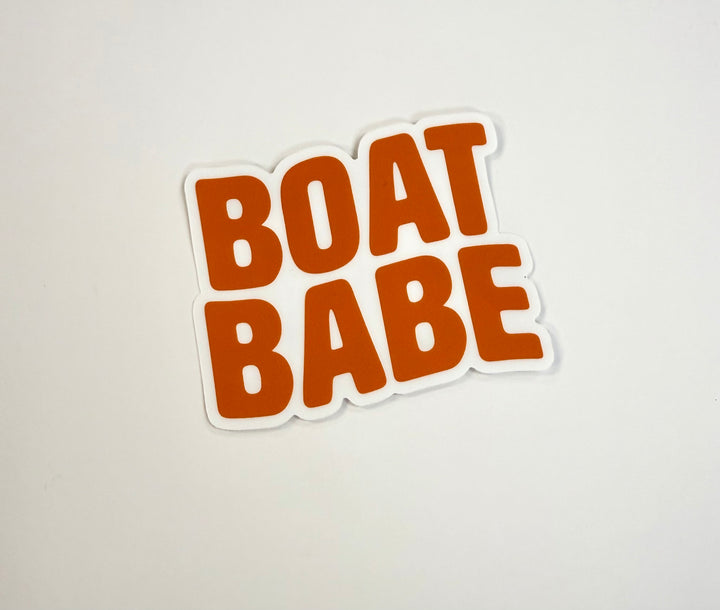Boat Babe Sticker