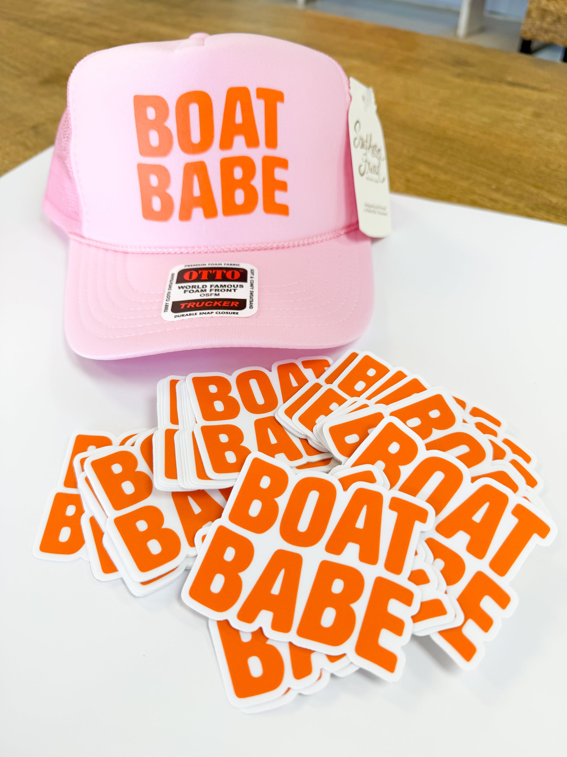 Boat Babe Sticker