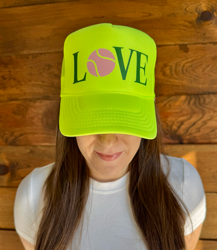 PREORDER - "LOVE Tennis" Trucker Hat