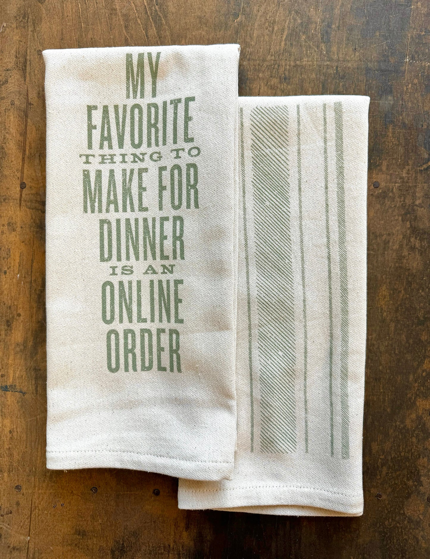 My Favorite Thing To Make For Dinner is an Online Order-Kitchen Towel