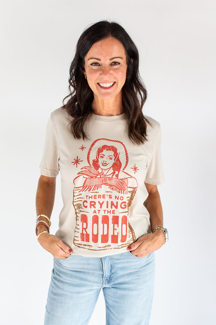 There's No Crying At The Rodeo Shirt
