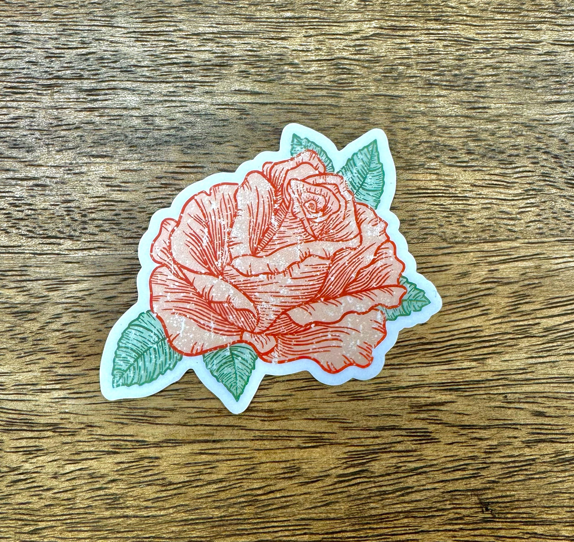 Red Rose - Sticker