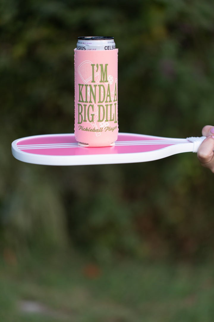 I'm Kinda A Big Dill Pickleball - Slim Can Coozie