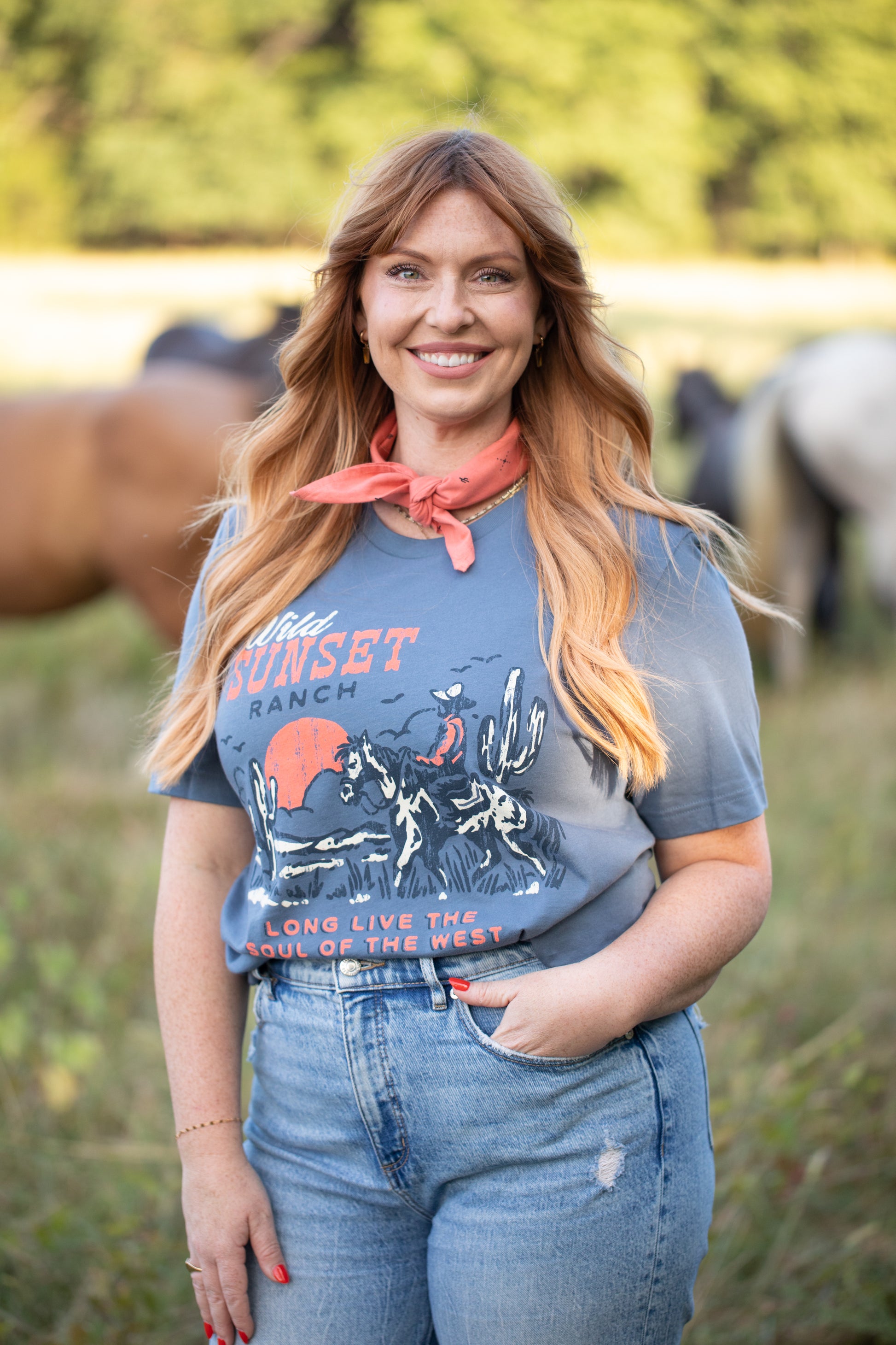 Wild Sunset Ranch Shirt