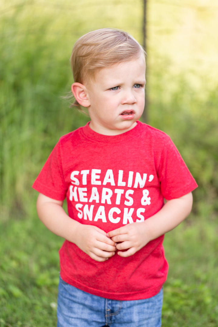 Stealin' Hearts & Snacks Toddler Shirt
