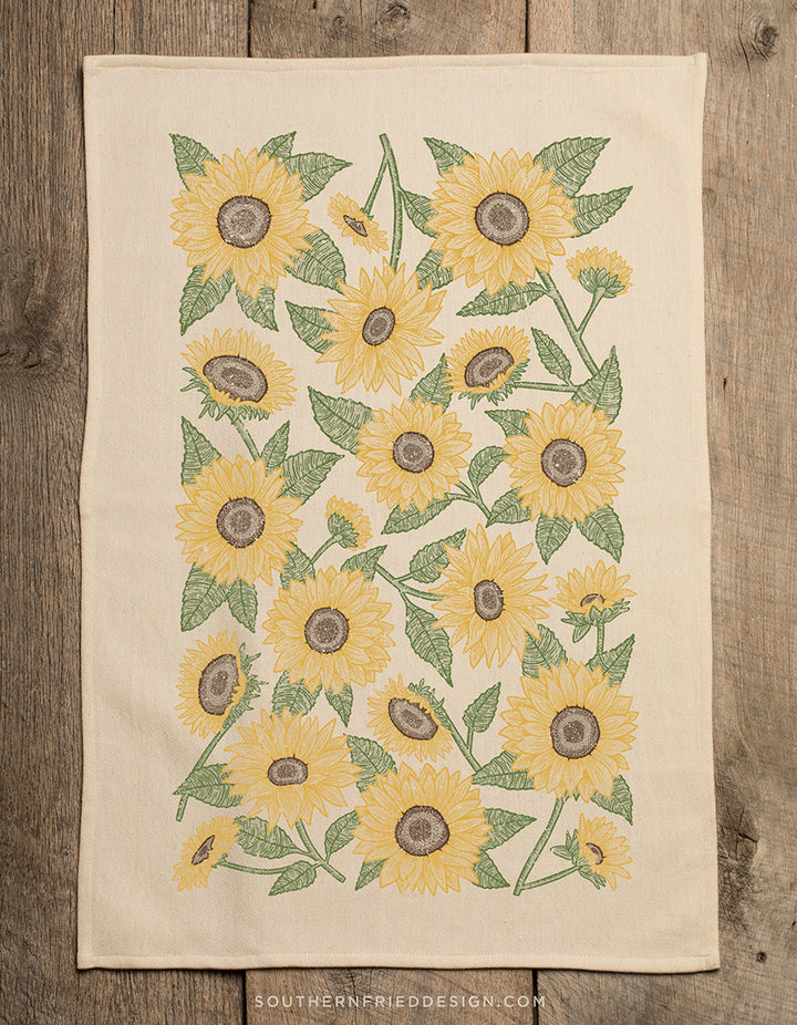 Sunflower Kitchen Towel
