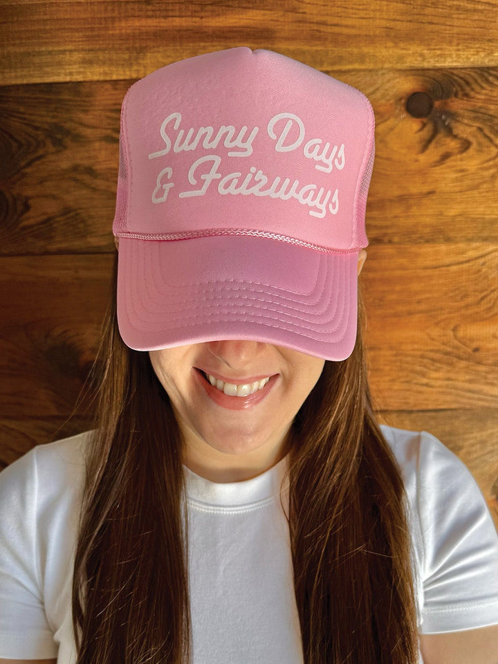 PREORDER - "Sunny Days & Fairways" Trucker Hat