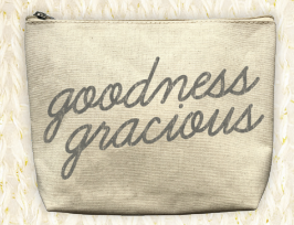 Goodness Gracious - Zipper Pouch