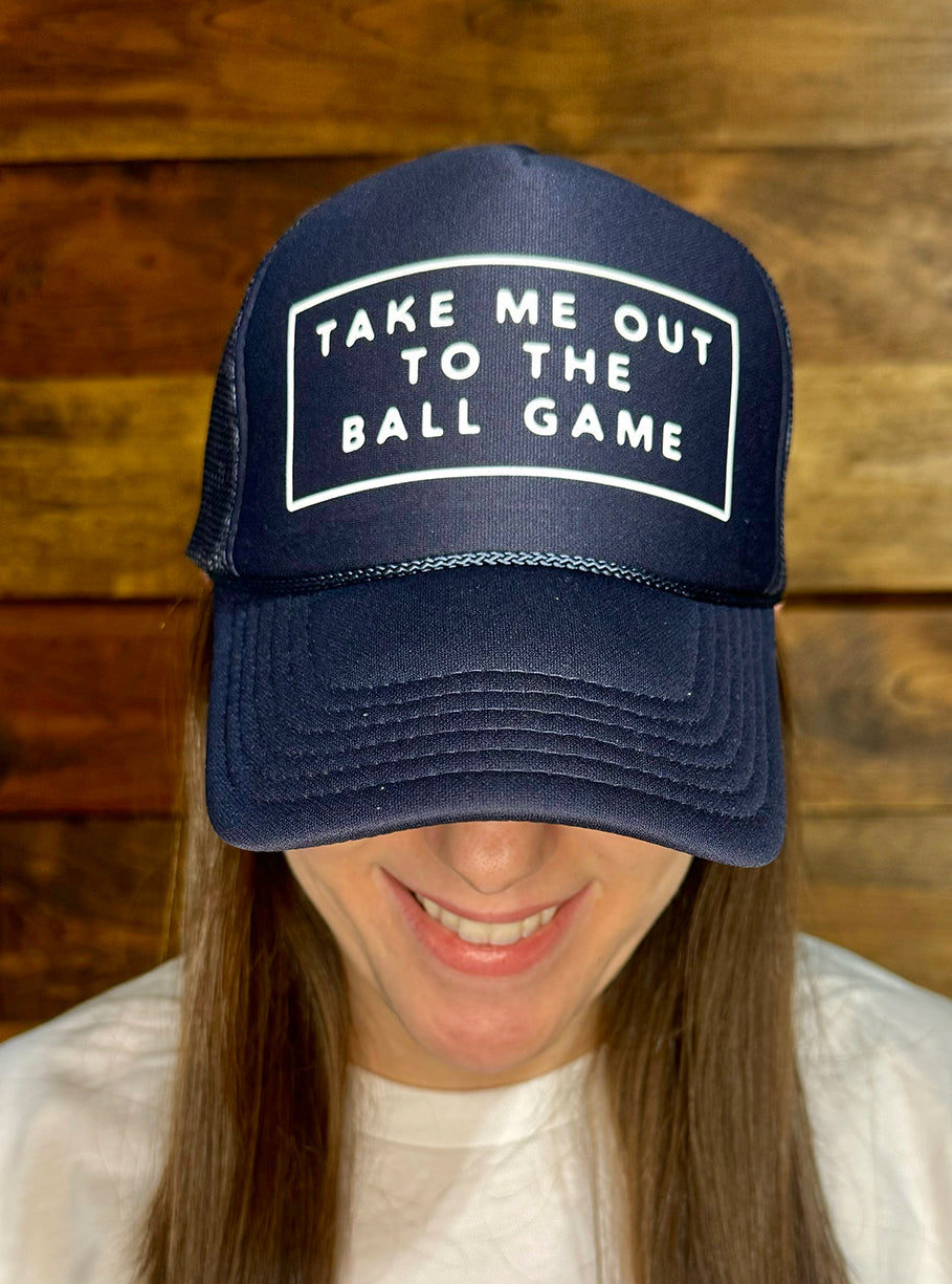 Take Me Out To The Ball Game-Trucker Hat