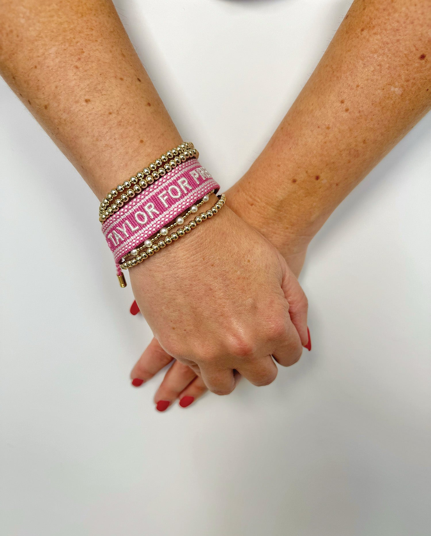 Taylor For President Woven Bracelet