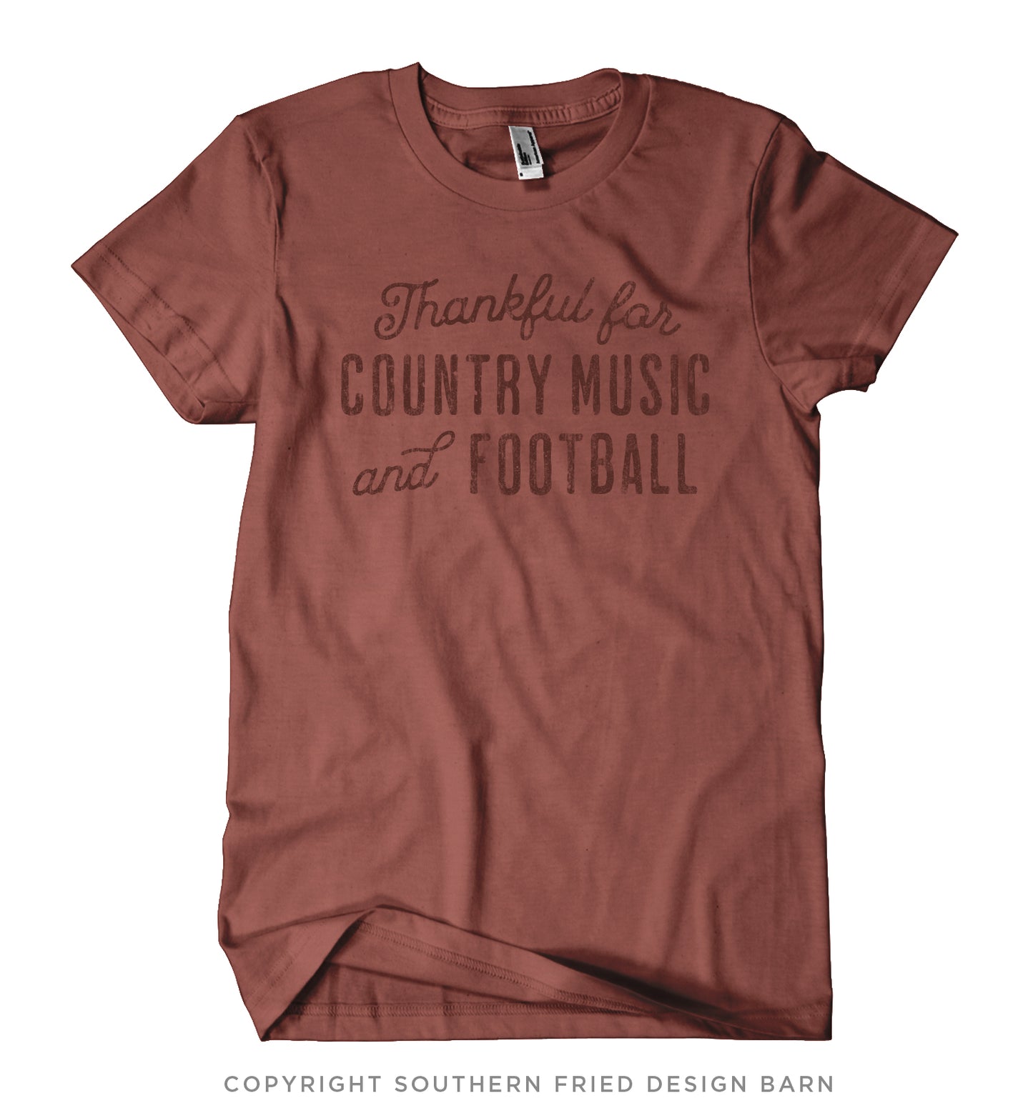 Thankful For Country Music and Football- Shirt