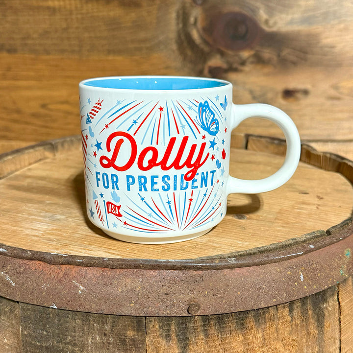 Dolly For President Stars And Stripes Mug