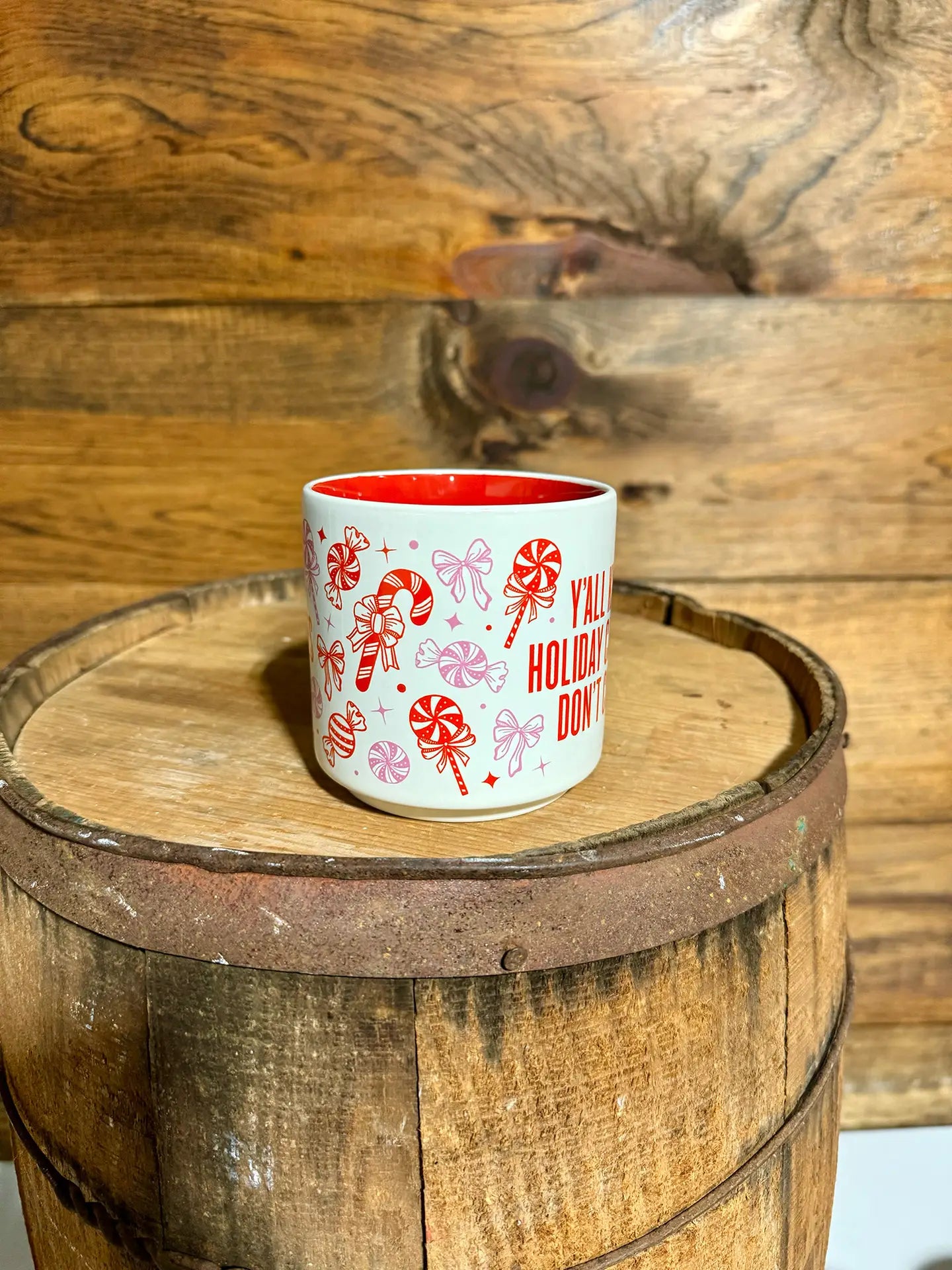 Y'all Know Holiday Calories Don't Count  - Diner Mug