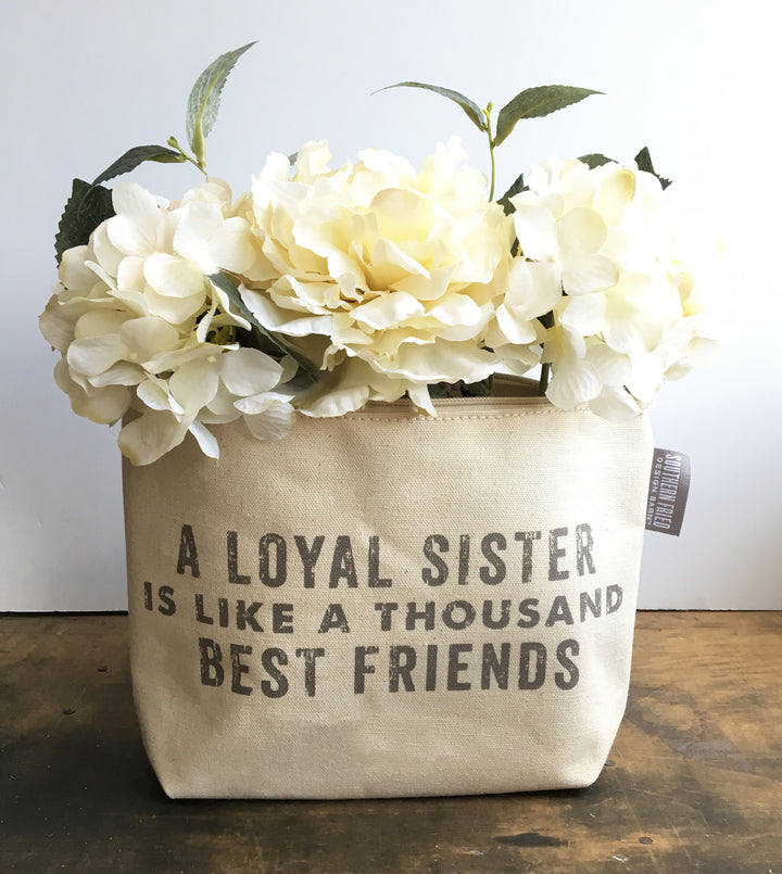 A Loyal Sister Is Like A Thousand Best Friends Zipper Pouch